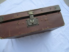 antique cardboard suitcase 19th-1900