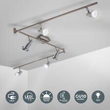 Plafonnier LED barre lumineuse 6 spots éclairage plafond spots modernes GU10