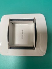 ARNOULD BTICINO LIVING  Plaque simple métal laqué BLANC 2 modules 20600