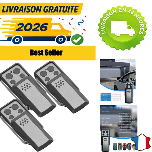 Télécommande portail avidsen - télécommande,