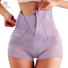 Lace Body Shaper Panties with Zipper Women's Shapewear, Sexy Lace Waist Trainer
