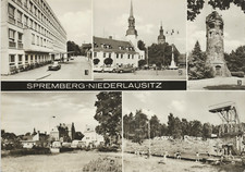 Ü87 Ak Großformat Spremberg