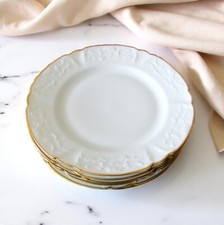 Limoges Lafarge. Lot of 6 Seed Model Porcelain Flat Plates (1)