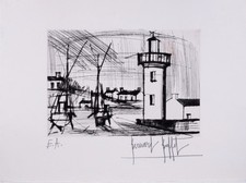 Bernard Buffet: The Lighthouse - Original Signed Engraving