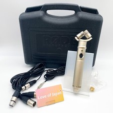 Microphone à condensateur stéréo Rode NT4 audio pro argent bon état testé