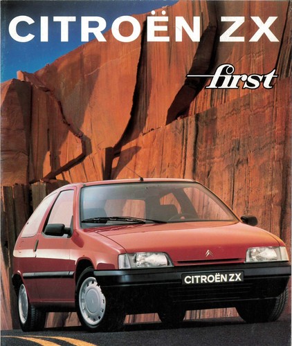 Catalogue brochure citroën - citroën, zx