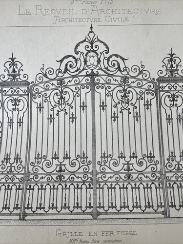 Architecture civile grille - civile,