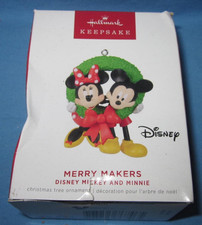 a 2022 Mickey & Minnie Ornament ~ New in a Rough Box ~ Hallmark