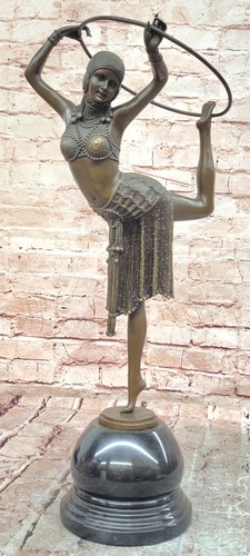 Femme bronze art déco - bronze,