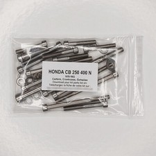 HONDA CB 250 N 1978-1986 Kit n°3 vis BTR inox carters CB250 CB250N 