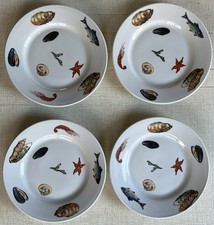 4 ASSIETTES A POISSON &