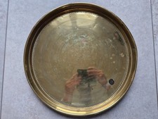 Ancien plateau en cuivre ou