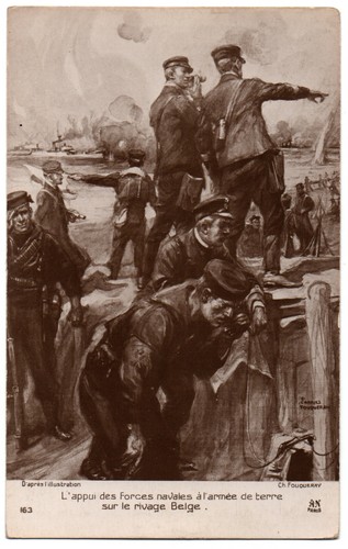 Cpa militaria appui des - militaria, l'appui