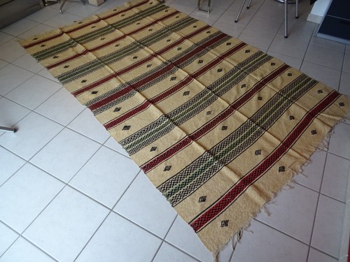 Tapis berbère ethnique fait - ,