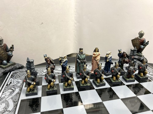 Jeu echec medieval plateau - echec,