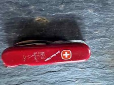 Rare couteau suisse wenger ancien sérigraphié les deux alpes