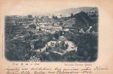 ALLEMAGNE DEUTSCHLAND TRIER römische thermen bäder timbrée 1900