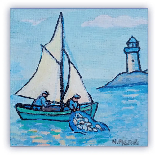 Tableau marins retour - tableau, de