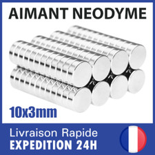 Lot Aimant Neodyme 10x3 mm