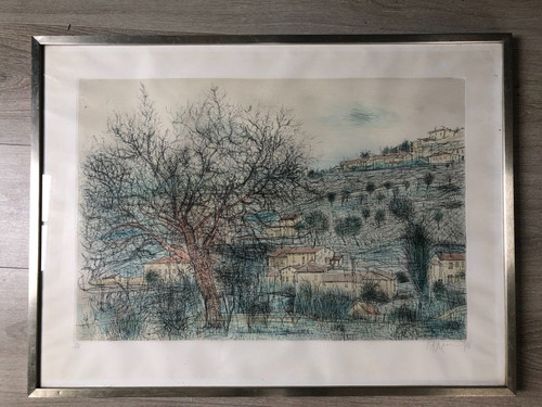 Grand cadre lithographie - cadre,