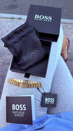 Hugo boss bracelet doré - boss,