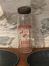 Ancien biberon en verre publicitaire, Lait GUIGOZ
