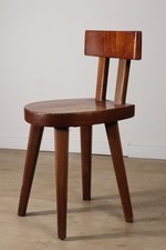 Mahogany Chair by Christian Durupt - Méribel - 1960