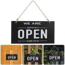 Panneau Ouvert Fermé Signes Commerciaux De Porte Fermée Ouverte