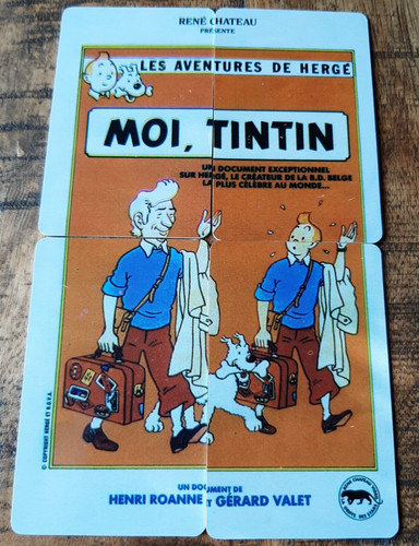 Hergé tintin puzzle cartes - hergé,