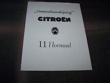 1950 Citroen Traction Avant 11 CV Normal Top Rarity Beautiful Brochure!!!