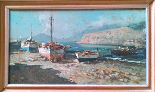 Antique framed x18 - antique,