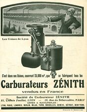 1923 Zenith Antique Carburettors Magazine Advertisement