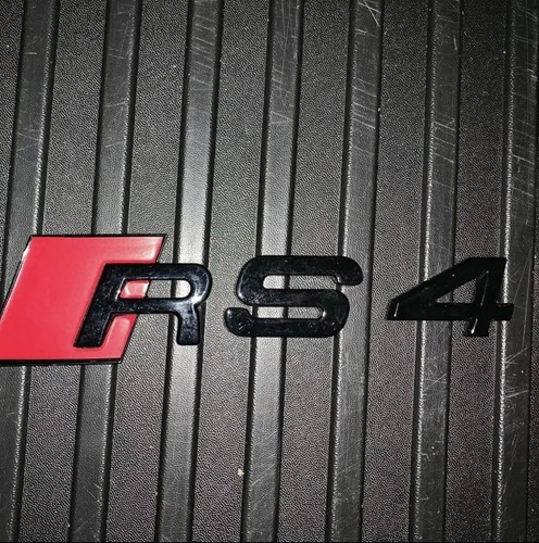 Rs4 noir brillant badge - brillant,