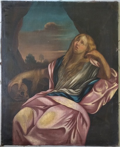Très grand tableau ancien - , à