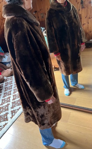 Manteau fourrure veritable - manteau,