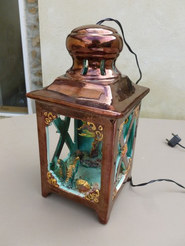 Rare lampe lanterne vallauris - rare,