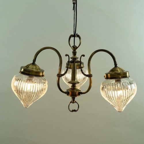 Lustre laiton massif larme - massif,