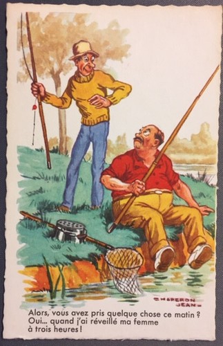 Carte postale humoristique - postale,