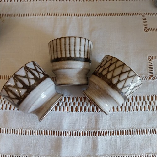 Coquetiers vintage céramique - coquetiers,