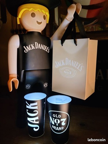 Lot verres lumineux jack - lot, 2