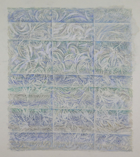 Tableau abstrait vintage - abstrait,