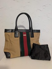 Sac Gucci Shelly Cabas cuir et