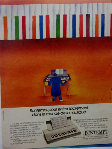 Publicite orgue bontempi par - orgue,
