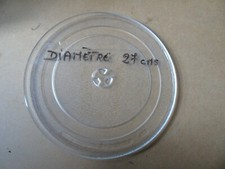 Plateau micro onde diametre 27 cms