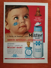 ORIGINAL ADVERTISING BOTTLE "MISTER BABY" 1969