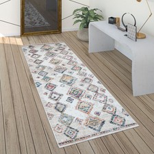 Tapis Salon Poils Ras Motif 3D