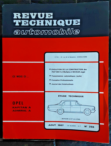 Revue technique opel - revue,