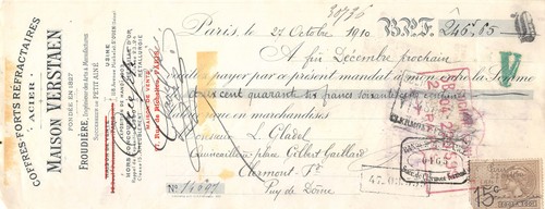 1910 coffres forts - coffres,