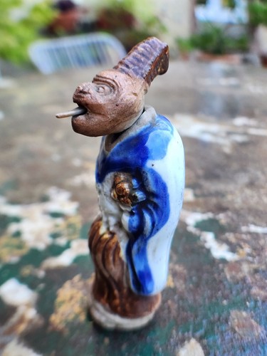 Netsuke kimono singe tire - netsuke,