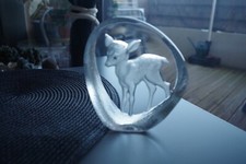 Presse Papier Verre massif